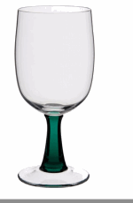 DARTINGTON CRYSTAL AURA FOREST TALL GOBLET